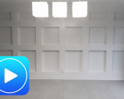 Recessed Plaster Accent Wall